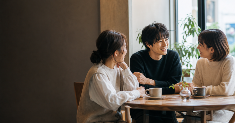 友人の友人と三人になった瞬間の関係スタイル診断
