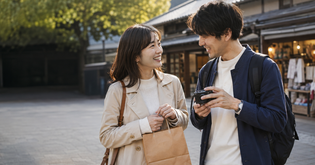 旅先で自由時間ができたときのふたりの相性診断